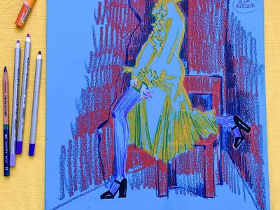oil pastel fashion illustration art design fashion fashion art fashion illustration fashion illustrator illustration pencil water color