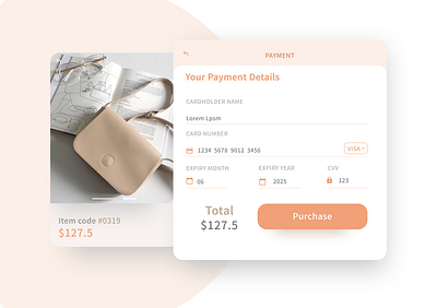 #dailyui #day002 - Credit Card Checkout UI design credit card checkout dailyui dailyuichallenge day002 figma ui uidesign uiux