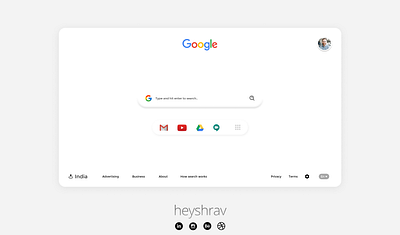 Google Search Page Redesign Concept - Neumorphic/Material Design concept design figmadesign google google design google search material ui neumorphic neumorphism redesign redesign concept redesign tuesday redesigned ui user interface design web