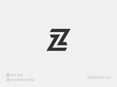 Exploring letter ZZ brandidentity branding design flat illustration letter z logo logoconcept logofolio logomark monogram