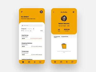Task Mobile App design inspiration mobile app mobile ui task ui ui design ui ux uiux uiuxdesign uiuxdesigner user experience user interface design userinterface ux design