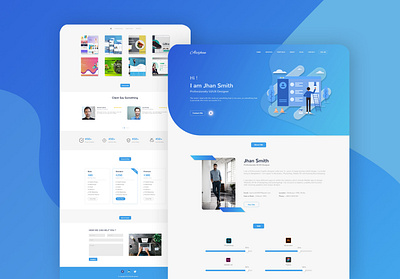Portfolio Landing Page landing page landing page concept landing page design landing page ui portfolio uidesign web design