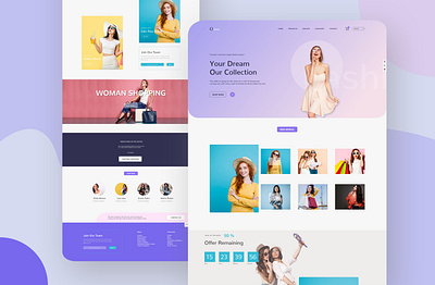 Fashion landing page fashion fashion app fashion brand fashion design fashion illustration landing page design landingpage ui ux uidesign website