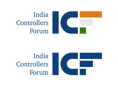 India Controllers Forum flat design logo logodesign