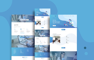 Creative Landing Page creative design dashboard landing page landing page design layout modern design ui design uiux uxdesign webdesign