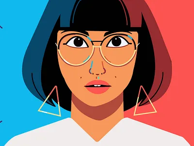 vector-portrait design digital illustration drawing face graphicdesign illustraion portrait art portrait illustration vector illustration vectorart wacom tablet