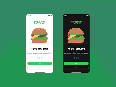 Onboarding Rebound - Food Delivery App app dark design food food app food app ui light mobile app design mobile ui kit onboard onboarding screen onboarding ui ui ui designs ui desing user interface desing ux