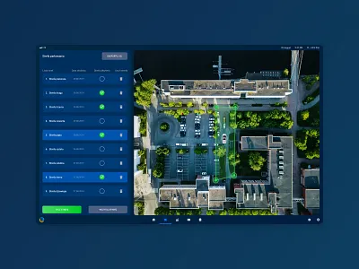 Car Scanning App - Area Drawing app automotive car dashboad dashboard app dashboard design dashboard ui gps gps tracker map scanner scanning tablet app tablet design ui ux vehicle vehicles