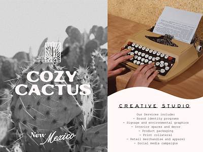 Cozy Cactus - Creative Studio app brand identity branding design graphic design icon illustration logo minimal typography ui ux vector web