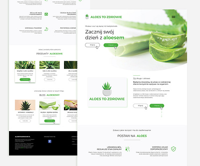 ALOES branding branding design design ui ux web webdesign