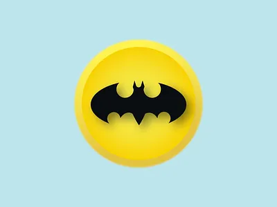 Batman icon batman creative icon design illustration