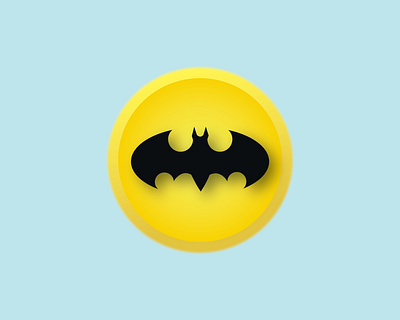 Batman icon batman creative icon design illustration
