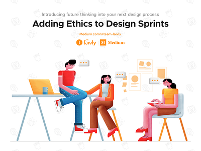 Medium Article Cover Illustration illustration ui