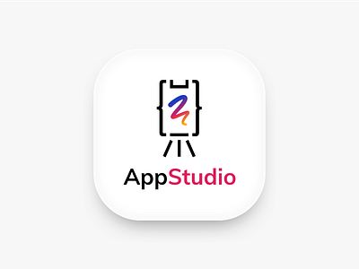 App Studio branding flat design logos vector