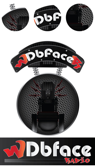 WDBFACE Radio branding design graphicdesign logo vector