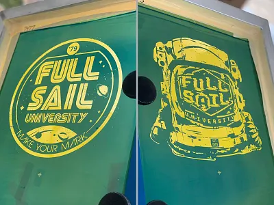 Live screen printing designs enemy ink full sail