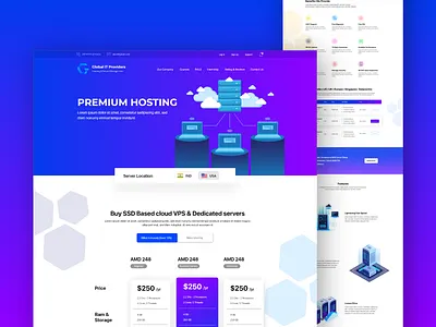 Web Hosting Website Design agency landing page agency website hosting website landingpage ui ui designer uidesign ux ui ux agency ux design ux designer web ui