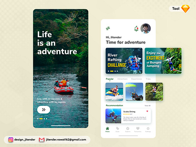 Traveling App UI Design adventure travel travel app travel app design travel app ui traveling travelplanner trip ui user interaction user interface ui userinterface ux