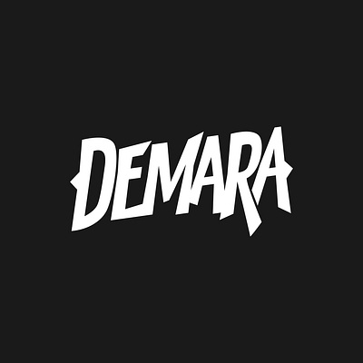 Demara Band Logo hand drawn illustrator punk punk rock typography typography logo