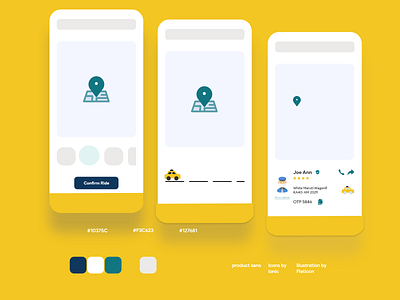 Confirm Ride adobe xd bookings cab booking confirm copy location ride rideshare ui uxdesign