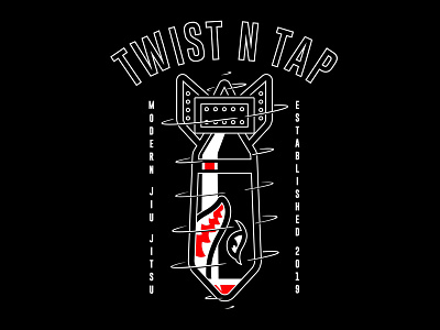 Twist N Tap bjj bomb illustration jiu jitsu twistntap