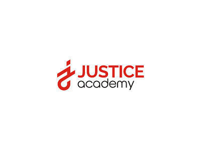 JUSTICE ACADEMY academy branding education institution learn learning logo modern school student study university