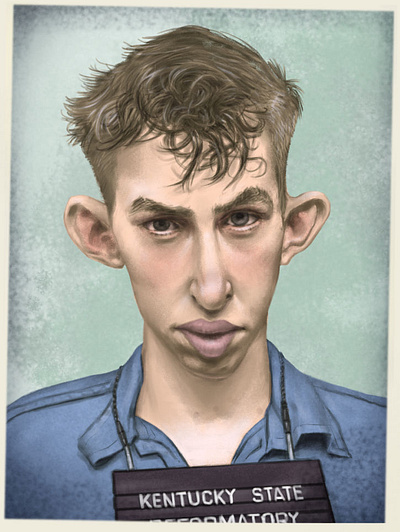 Kentucky Ken clip studio paint drawing illustration portrait illustration