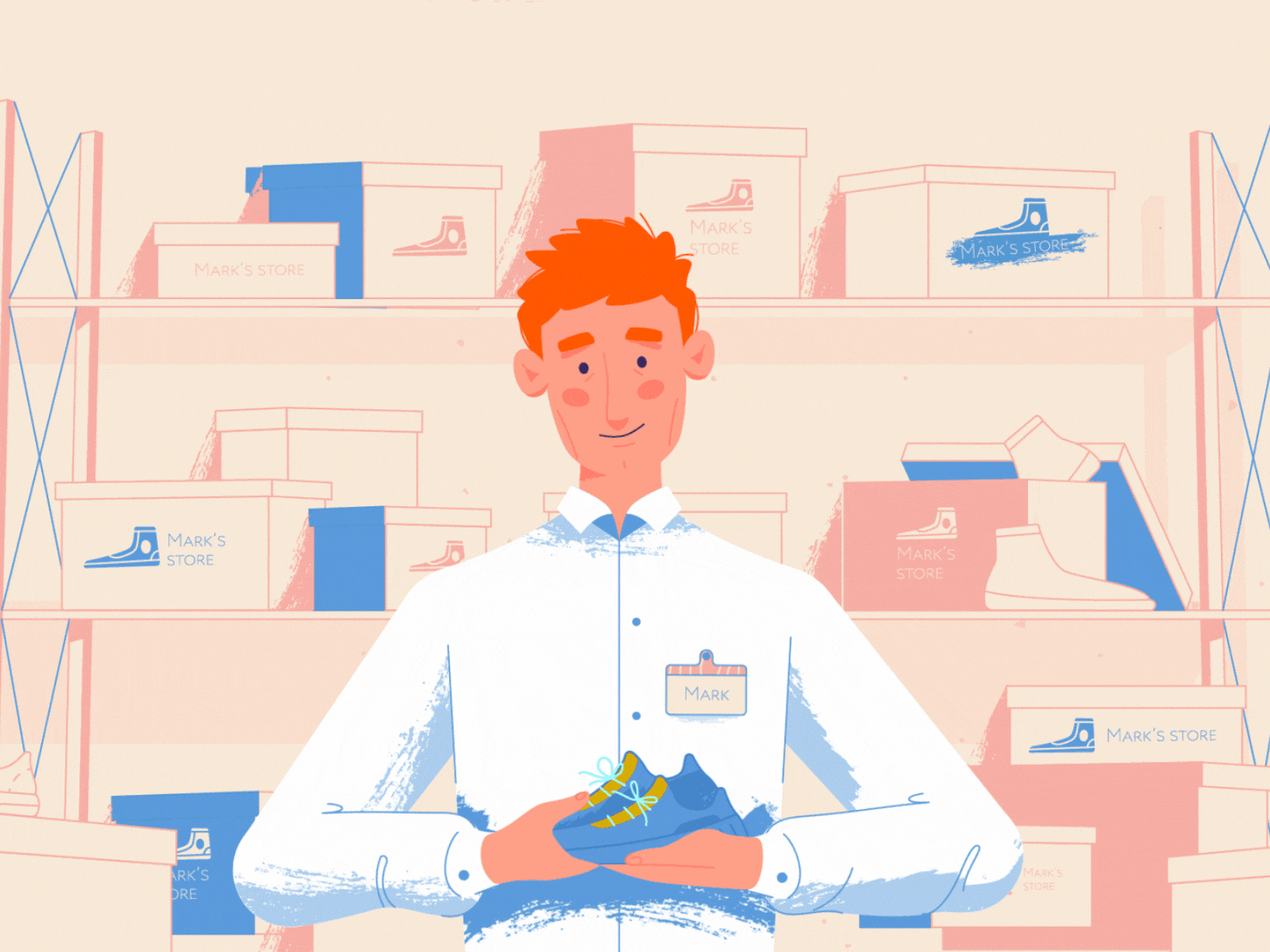 Sneakers 2d animation animation branding character design effects gif illustration lemon motion