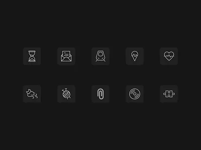 Minimal Line Icons Set app branding design illustration logo ui ux vector