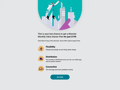 eComm SMB email savings alert branding email design sketch ux design