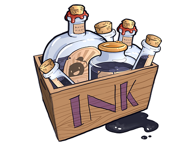 Inkshop - Box of Inks app design branding graphic design illustration
