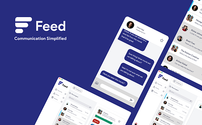 Feed: Communication Simplified branding case study communication design email graphic design logo message product product design ui ux