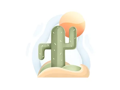 Cactus 2d abstract adobe adobe illustration adobe photoshop art artwork clean colorful design designer digital art drawing flat graphic design illustration minimal modern simple vector