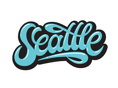 Seattle calligraffiti custom lettering custom type graffiti hand lettered hand lettering lettering logotype