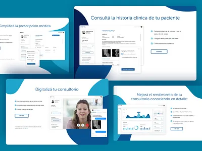 OSDE’s Design Sprint app case study dashboad design design app design sprint doctors flat design landing page landingpage mobile osde telemedicine ui ux
