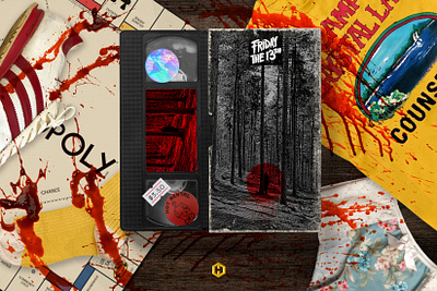 Friday The 13th [1980] VHS Concept concept design fridaythe13th horror horror art mockup photoshop product design vhs