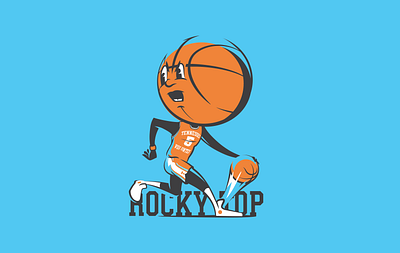 Basketball head - Tennessee basketball illustration tennessee volunteers