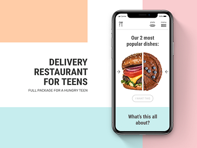 What's for dinner, mom? branding design flat product design ui ux