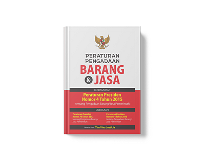 Book Cover Peraturan Pengadaan Barang dan Jasa book book cover cover design law