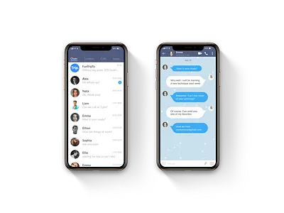 Daily UI /Direct Messaging/ # 013 chat design message mobile ui web