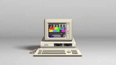 Staff C1 (Apple II clone) 3d modeling cinema4d standart render wannabelike