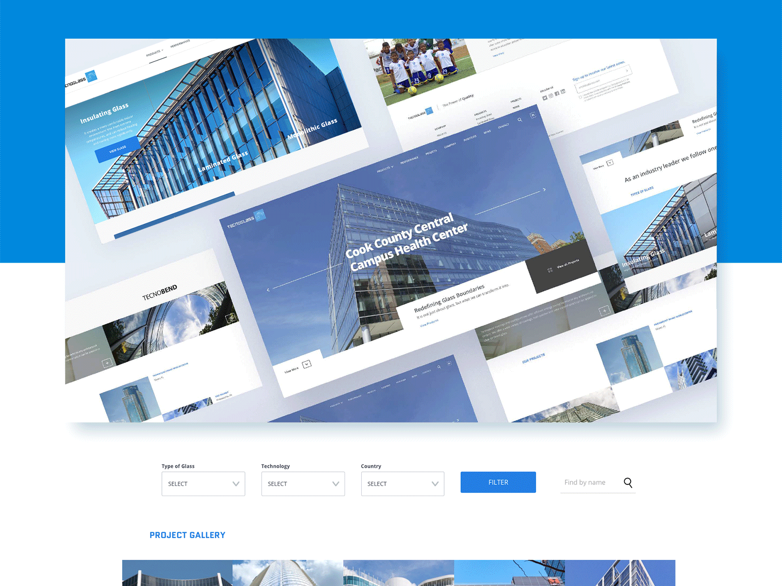 Website Redesign: Tecnoglass design ui user experience ux web web design