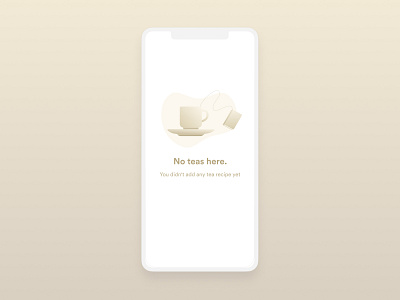 Teach App - The Learning's Taste art illustration tea tea cup tea recipe ui ui design ux