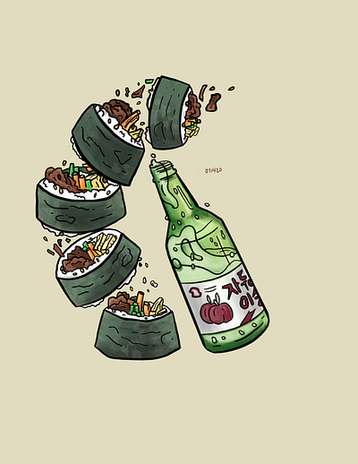 Food We Look Forward To 2 food food illustration illustration illustrator korean