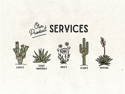 Cozy Cactus Product Services branding design graphic design logo typography