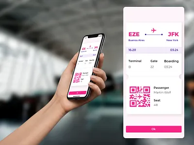 Boarding Pass 024 boarding boarding pass daily 100 challenge dailyui design message ui ux