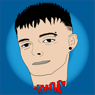 My face cartoon adobe illustrator avatar design illustration