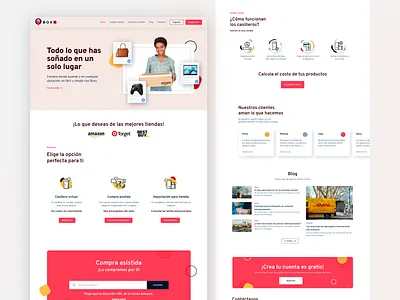 Website Boxy branding design graphic design home icon typography ui ux web design website