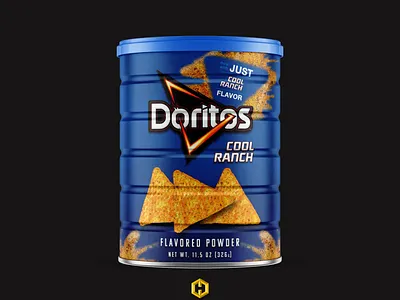 Doritos: Cool Ranch Flavor Powder doritos mockup product design