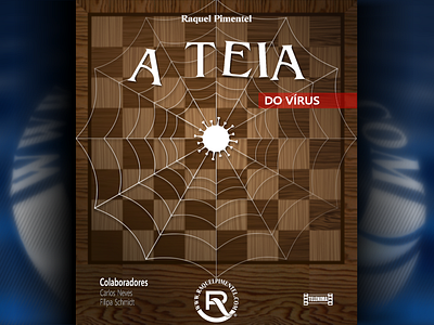 A Teia do Virus 3d branding coronavirus covid 19 illustration public health telenima typography